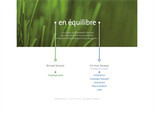 Tablet Screenshot of en-equilibre.be